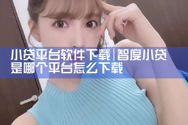小贷平台软件下载