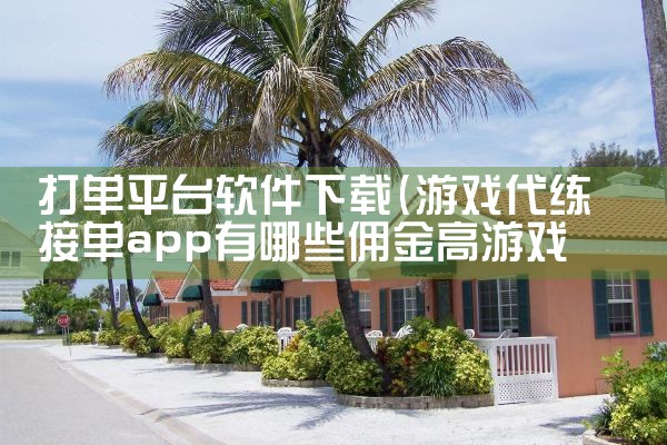 打单平台软件下载